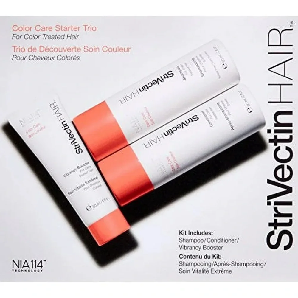 StriVectin Hair Color Care Starter Trio For Color Treated Hair‎ NEW SET